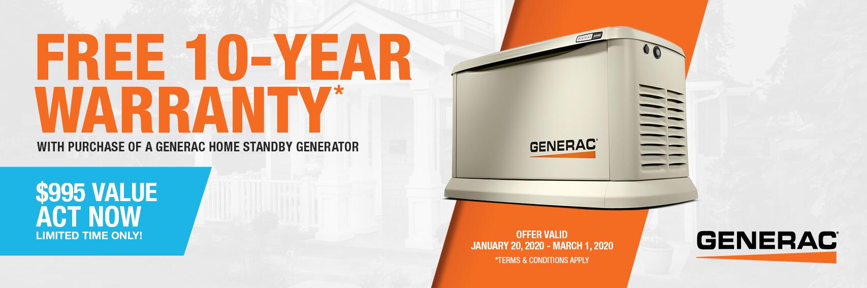 Homestandby Generator Deal | Warranty Offer | Generac Dealer | Sioux Falls, SD
